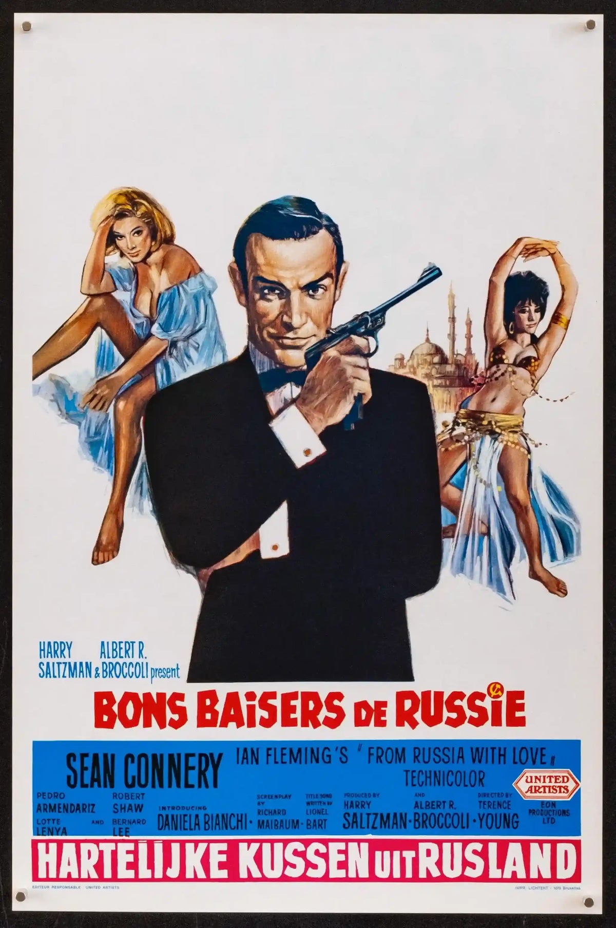 From Russia With Love Original Vintage Movie Poster