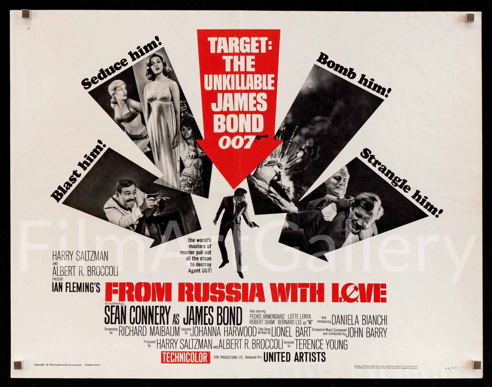 From Russia with Love Original Vintage Movie Poster