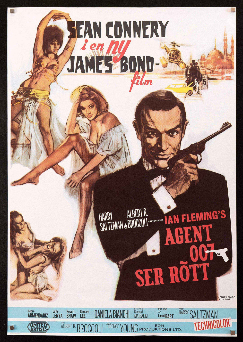 From Russia with Love Original Vintage Movie Poster