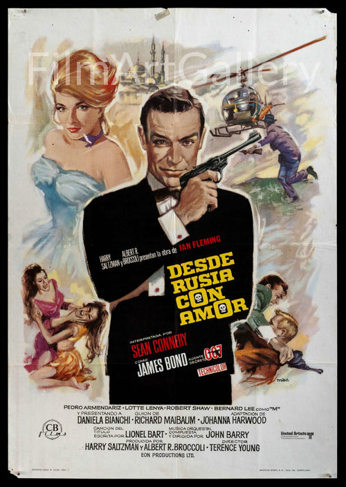 From Russia with Love Original Vintage Movie Poster