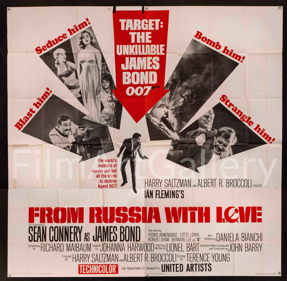 From Russia with Love Original Vintage Movie Poster