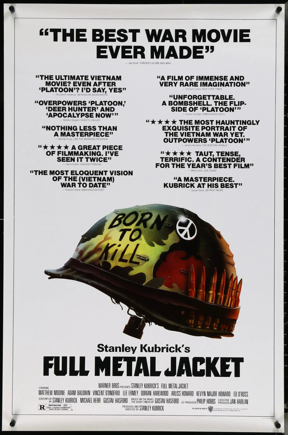 Full Metal Jacket Original Vintage Movie Poster