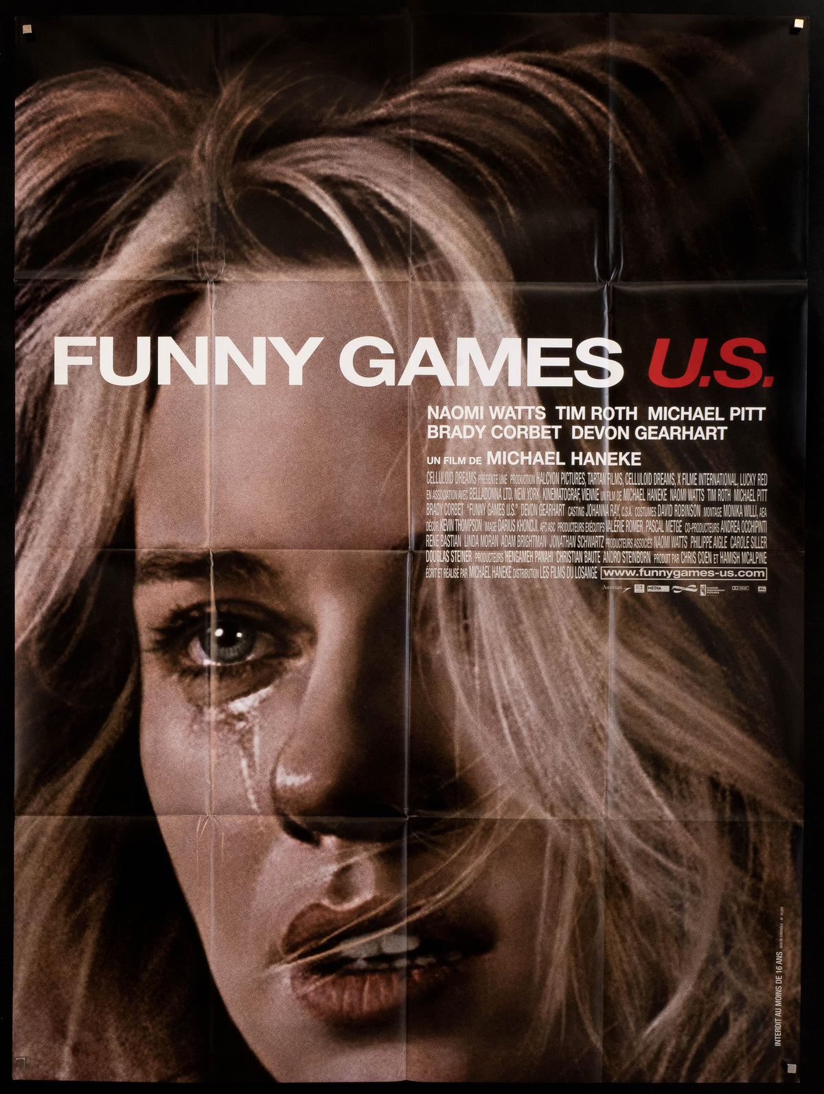 Funny Games French 1 panel (47x63) Original Vintage Movie Poster