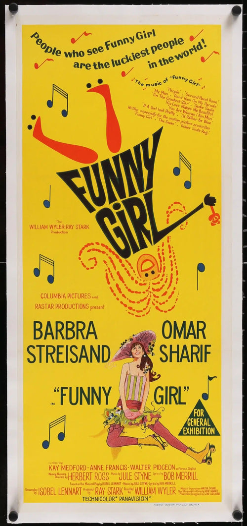 Funny Girl Original Vintage Movie Poster