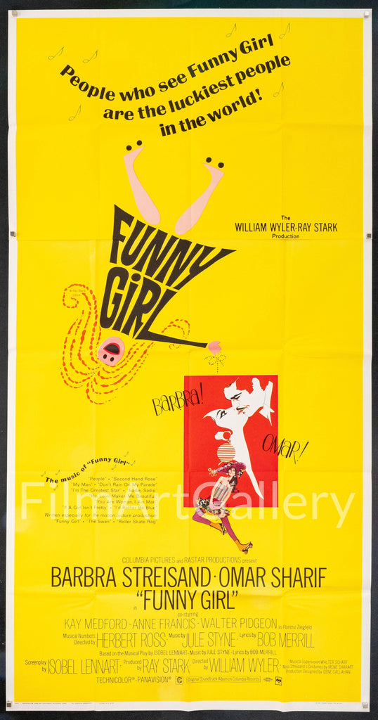 Funny Girl Original Vintage Movie Poster