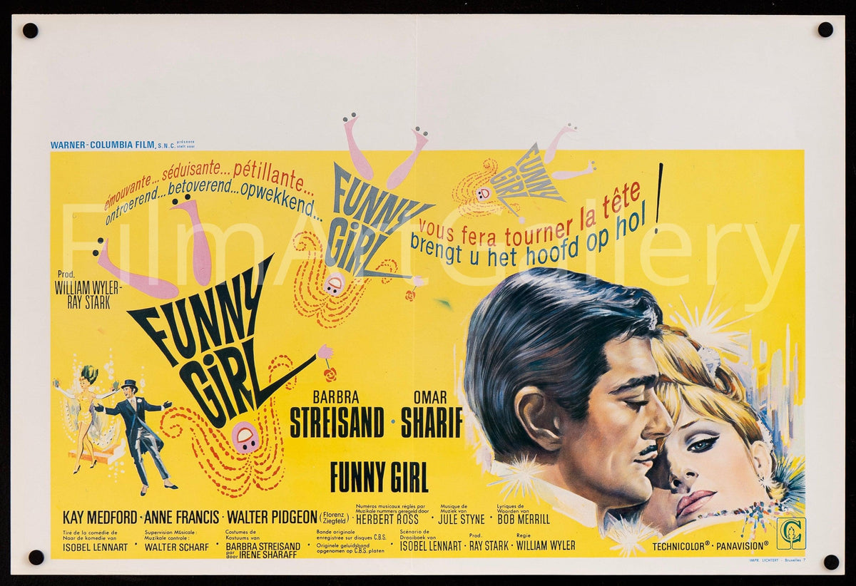 Funny Girl Original Vintage Movie Poster
