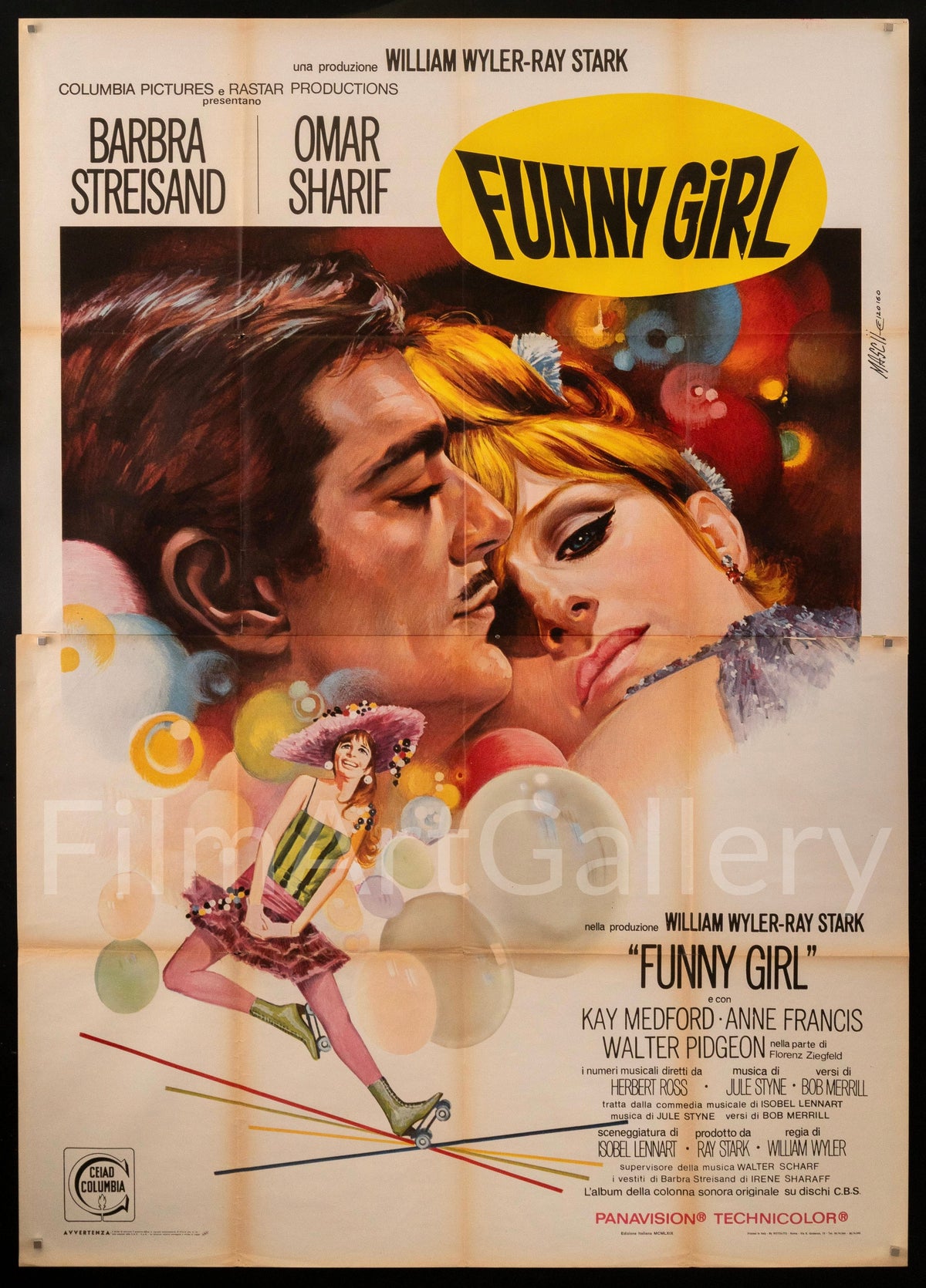 Funny Girl Original Vintage Movie Poster