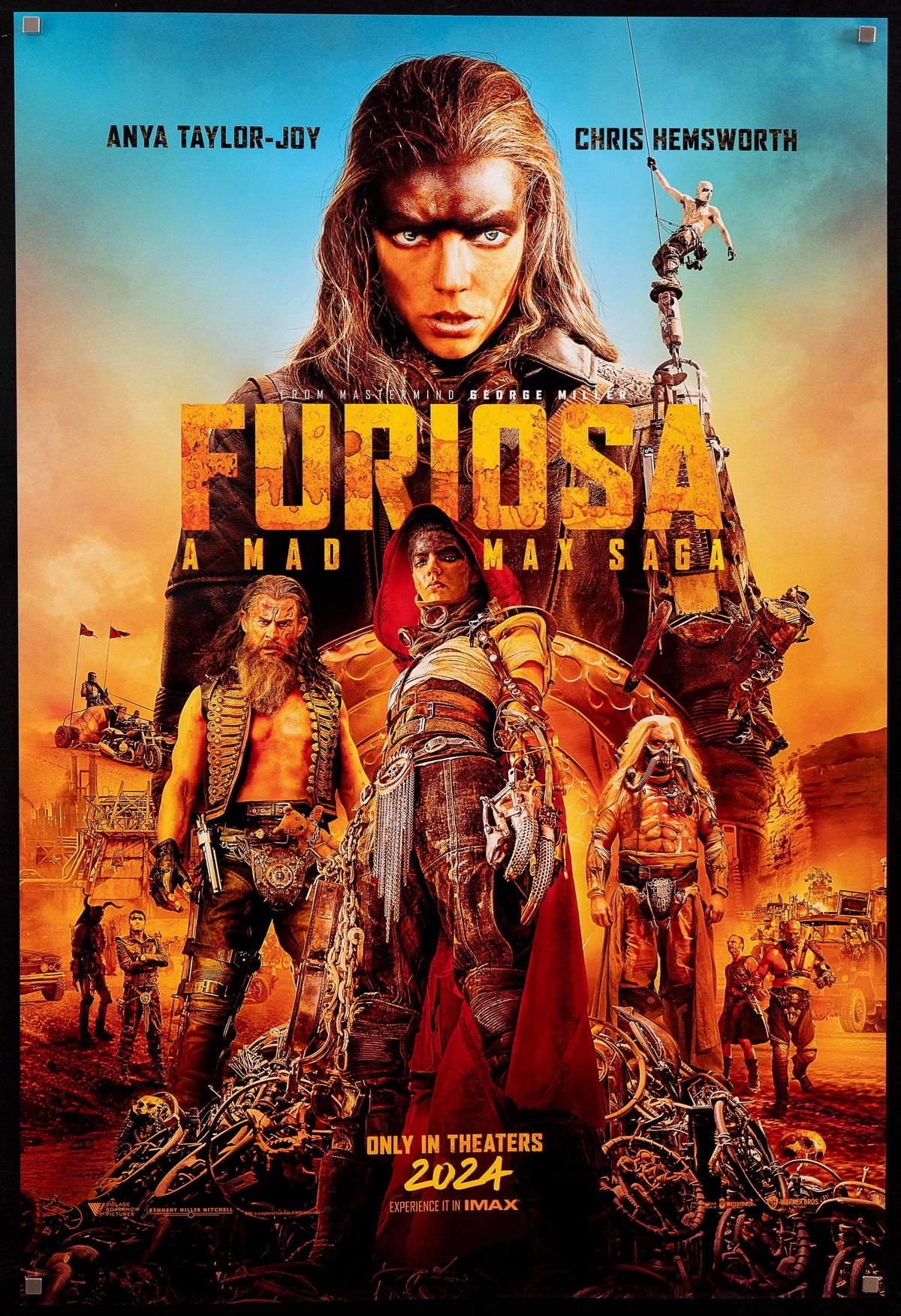 Furiosa: A Mad Max Saga Original Vintage Movie Poster