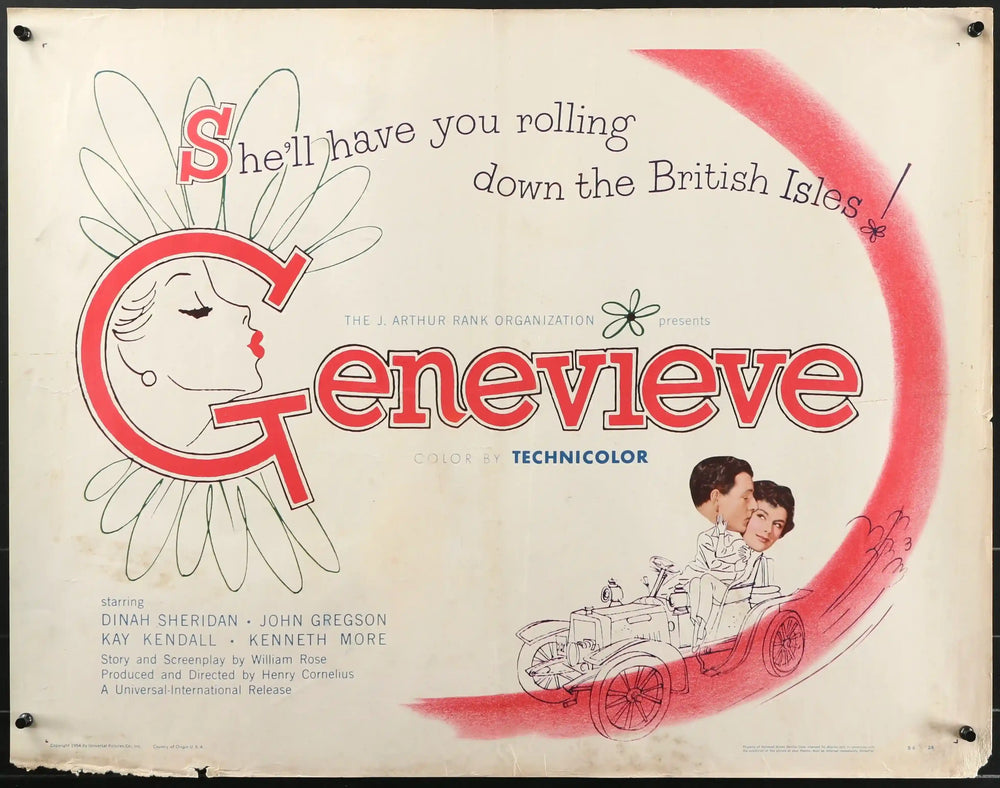 Genevieve Original Vintage Movie Poster