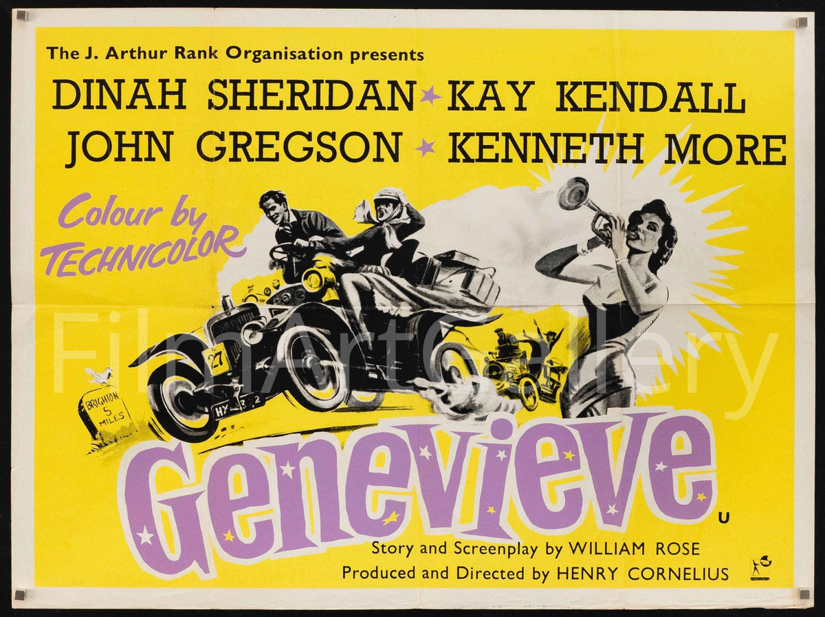 Genevieve Original Vintage Movie Poster