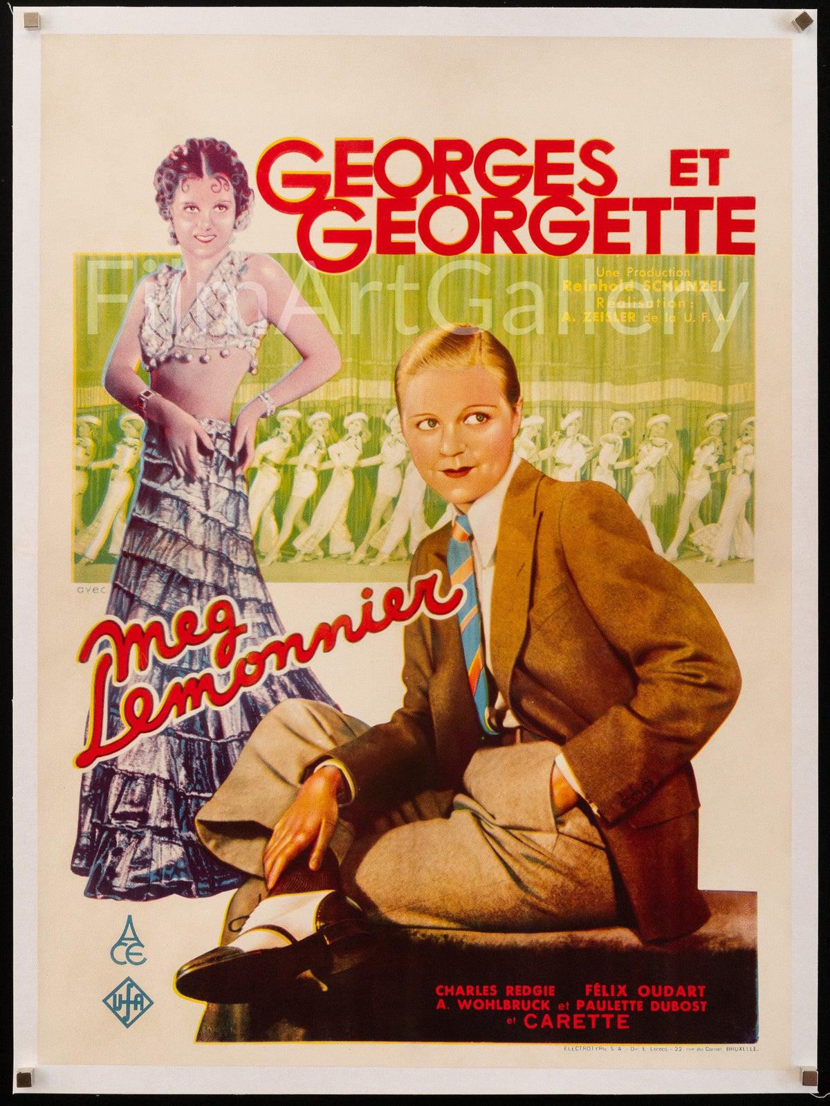 Georges and Georgette Original Vintage Movie Poster