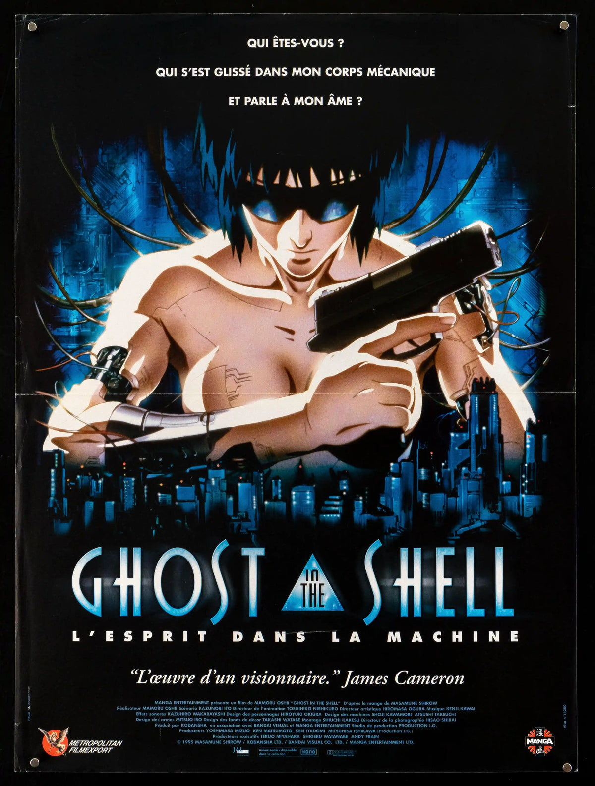 Ghost In the Shell Original Vintage Movie Poster