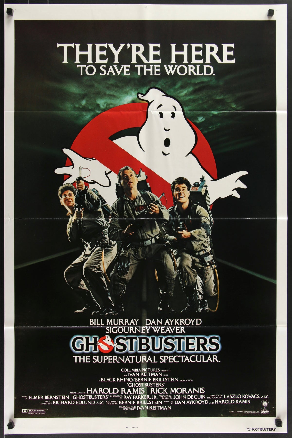 Ghostbusters (Ghost Busters) 1 Sheet (27x41) Original Vintage Movie Poster