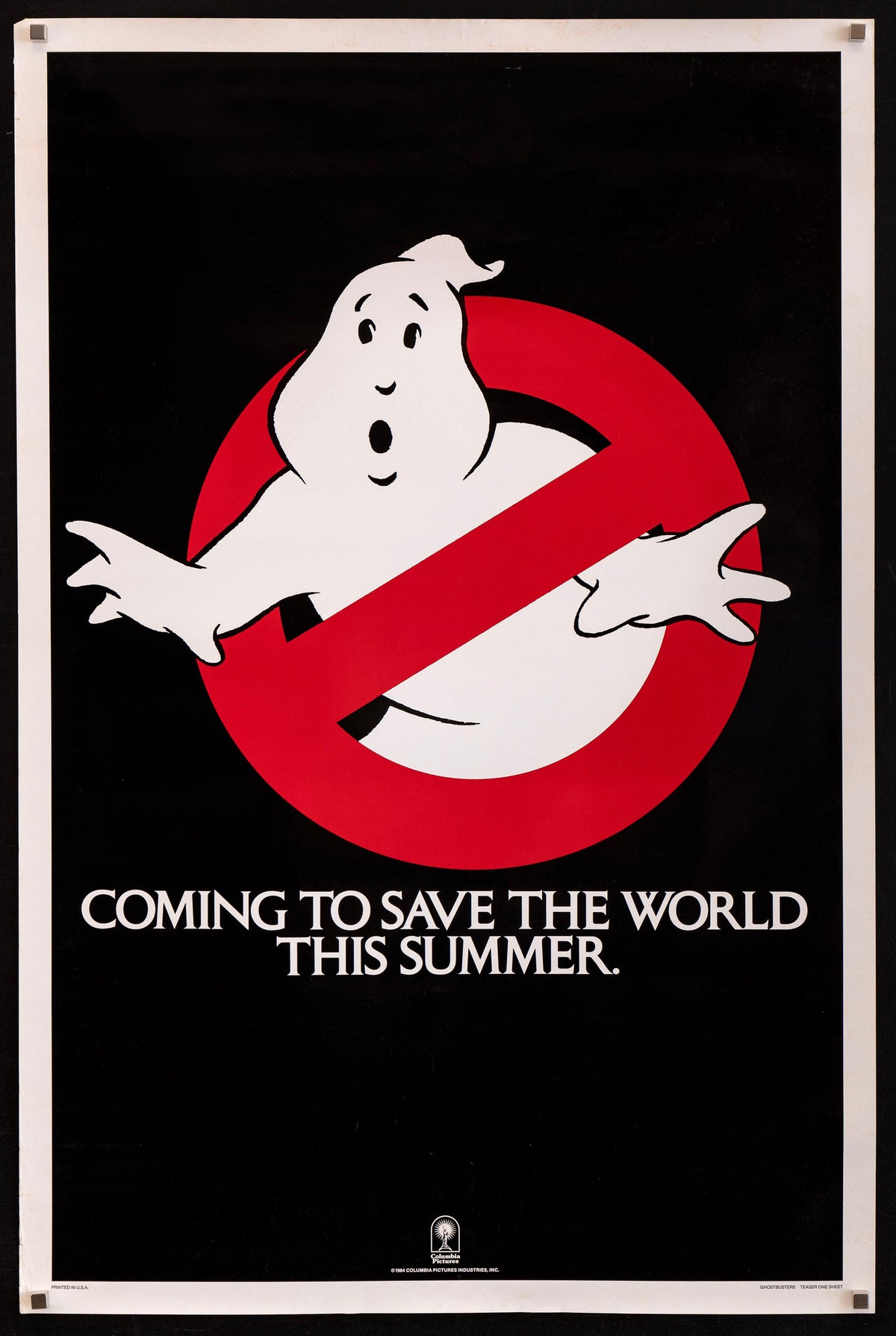 Ghostbusters (Ghost Busters) 1 Sheet (27x41) Original Vintage Movie Poster