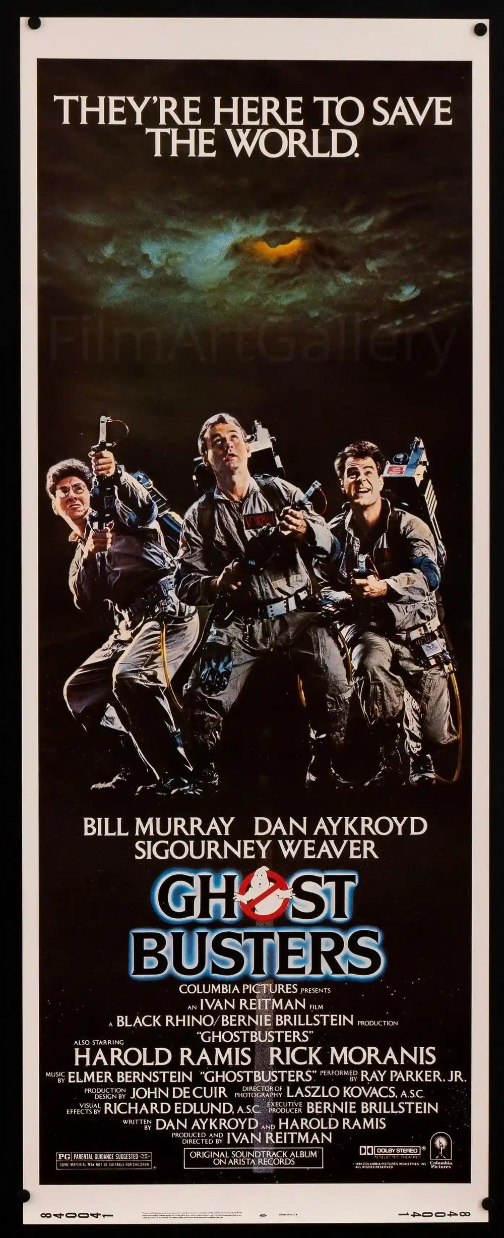 Ghostbusters Original Vintage Movie Poster