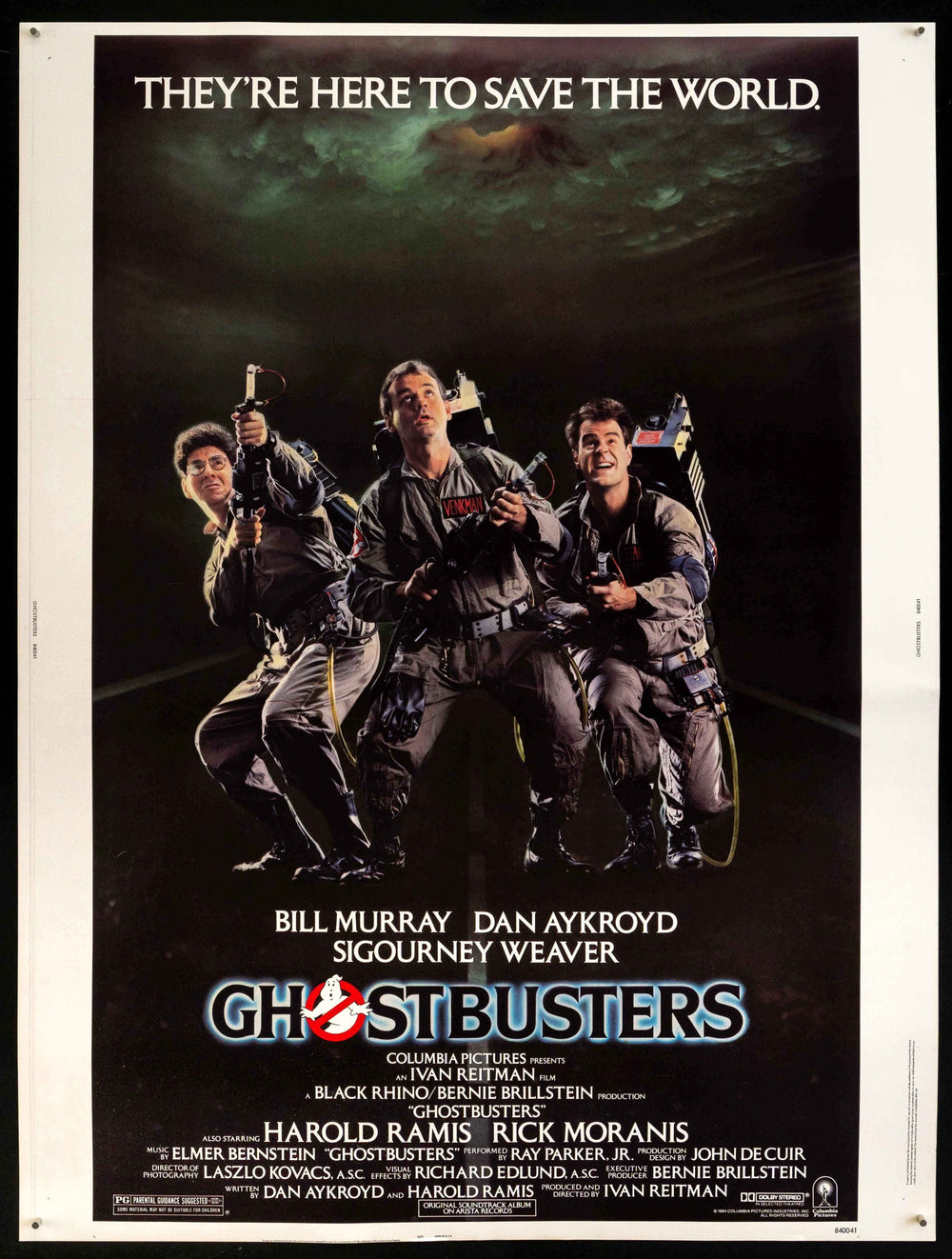 Ghostbusters Original Vintage Movie Poster