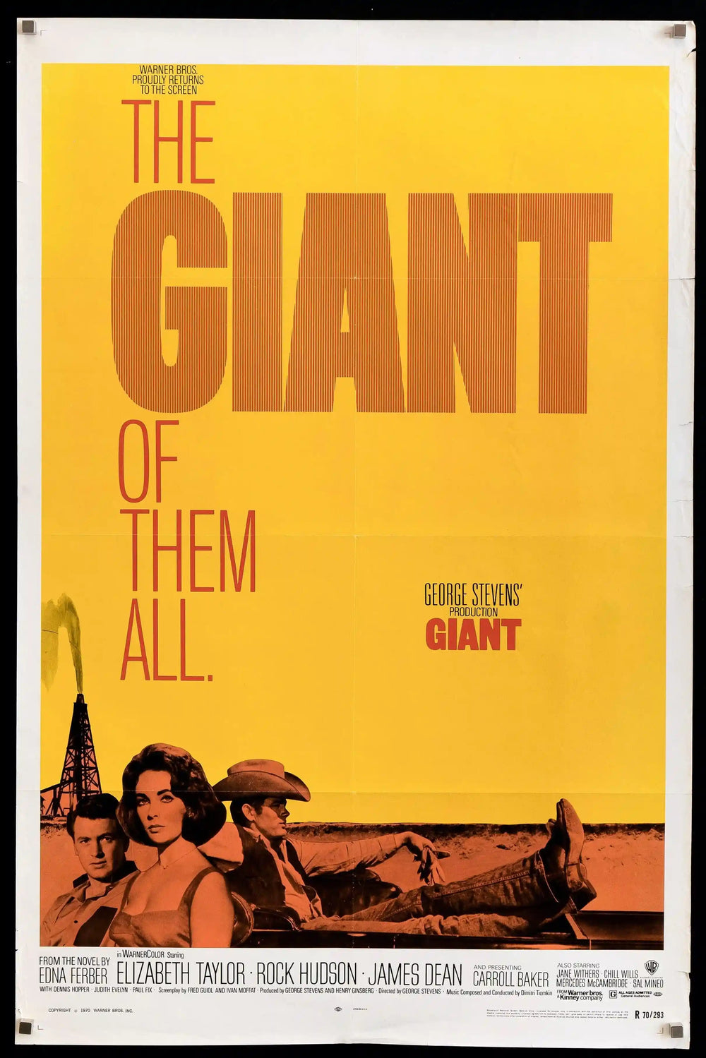 Giant Original Vintage Movie Poster