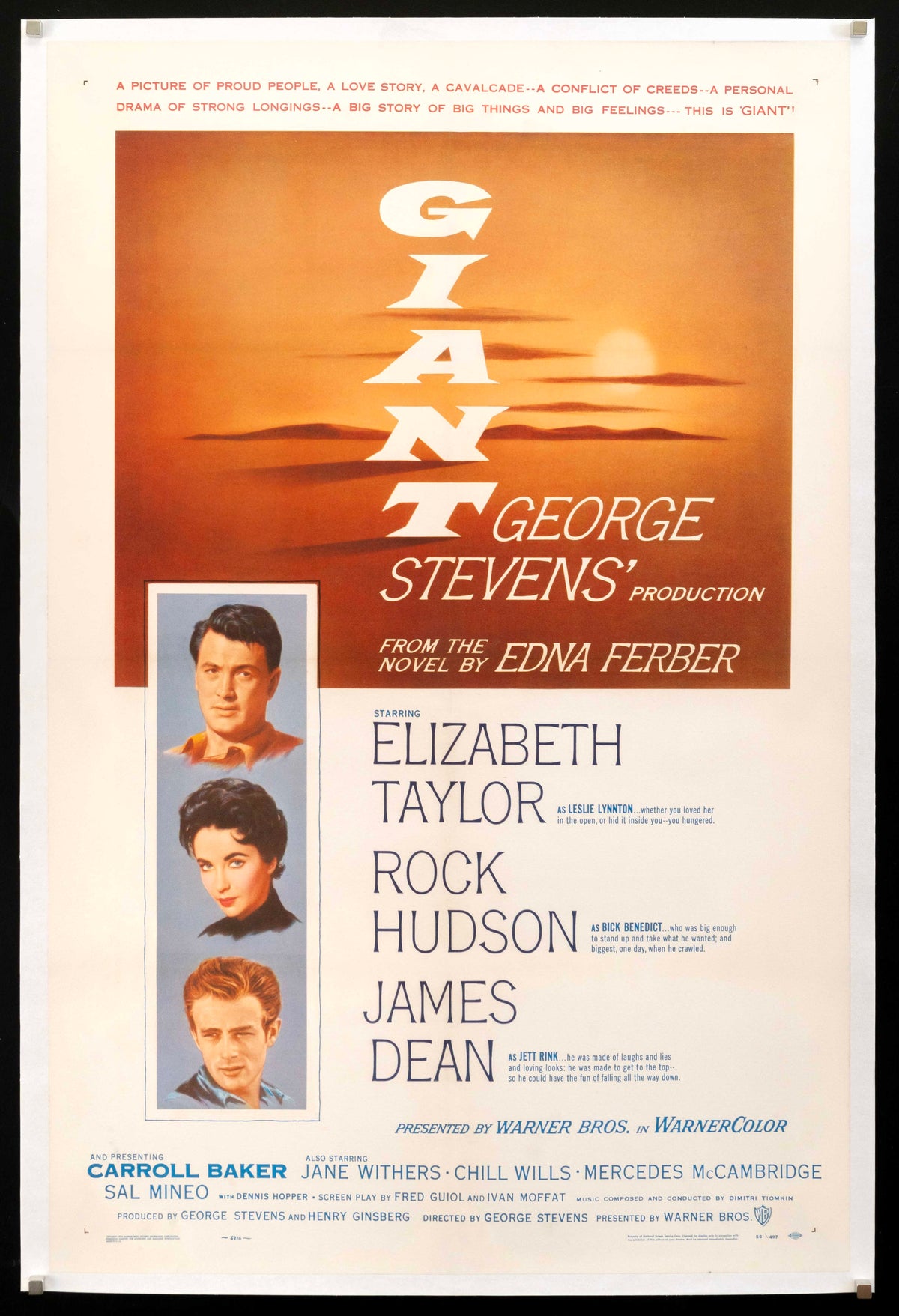 Giant Original Vintage Movie Poster
