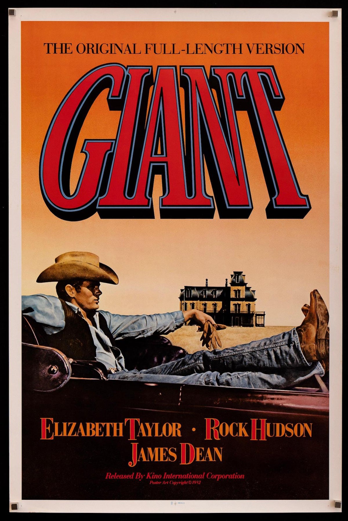 Giant Original Vintage Movie Poster