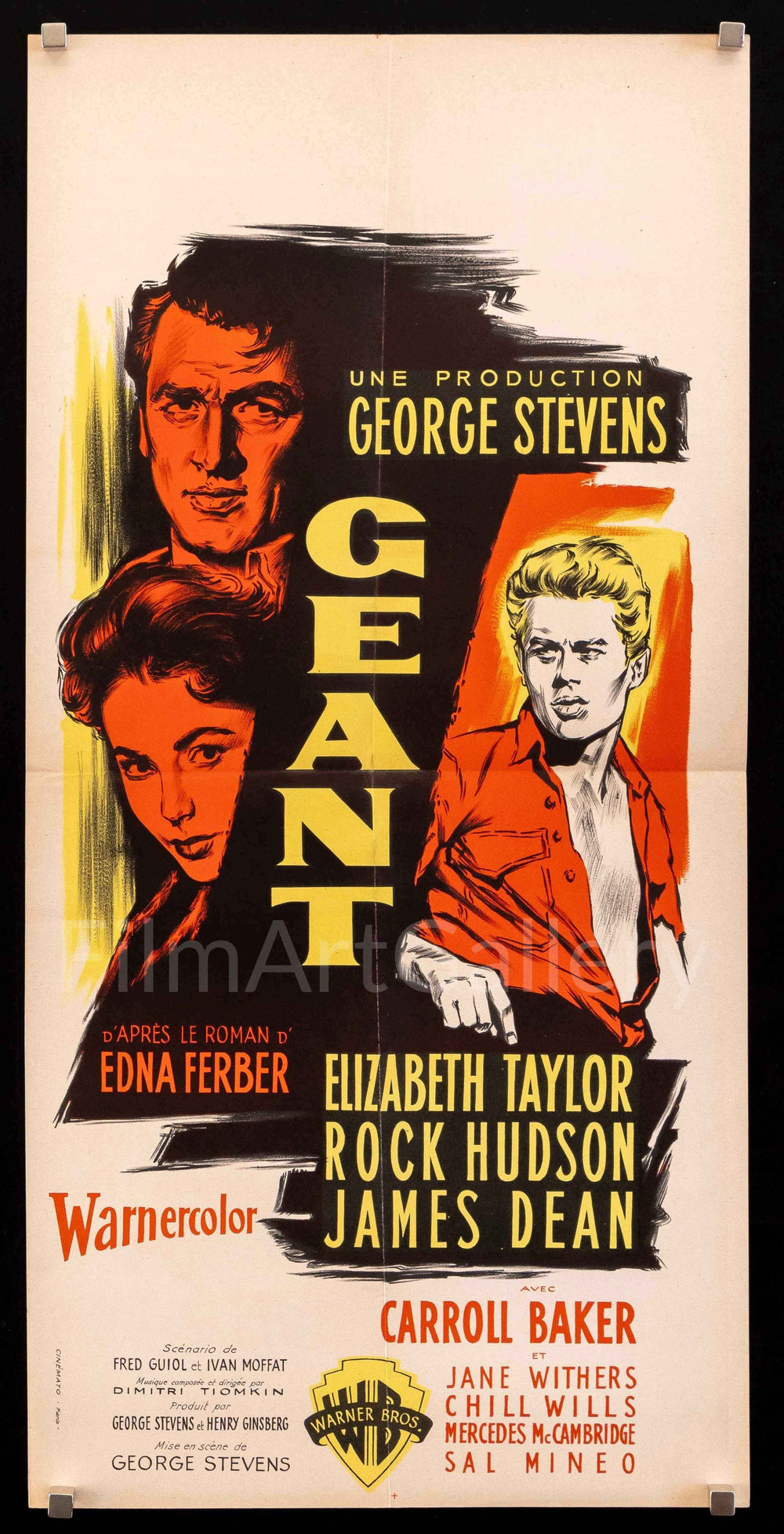 Giant Original Vintage Movie Poster