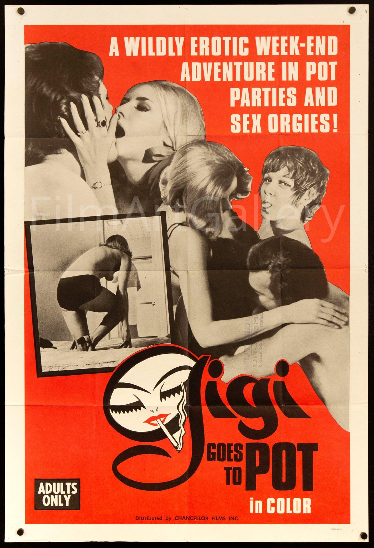 Gigi Goes to Pot Original Vintage Movie Poster