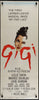 Gigi Insert (14x36) Original Vintage Movie Poster