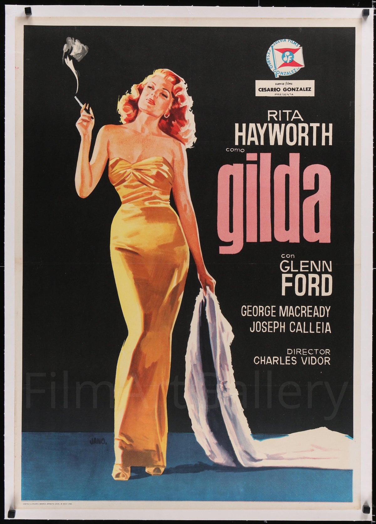 Gilda Original Vintage Movie Poster