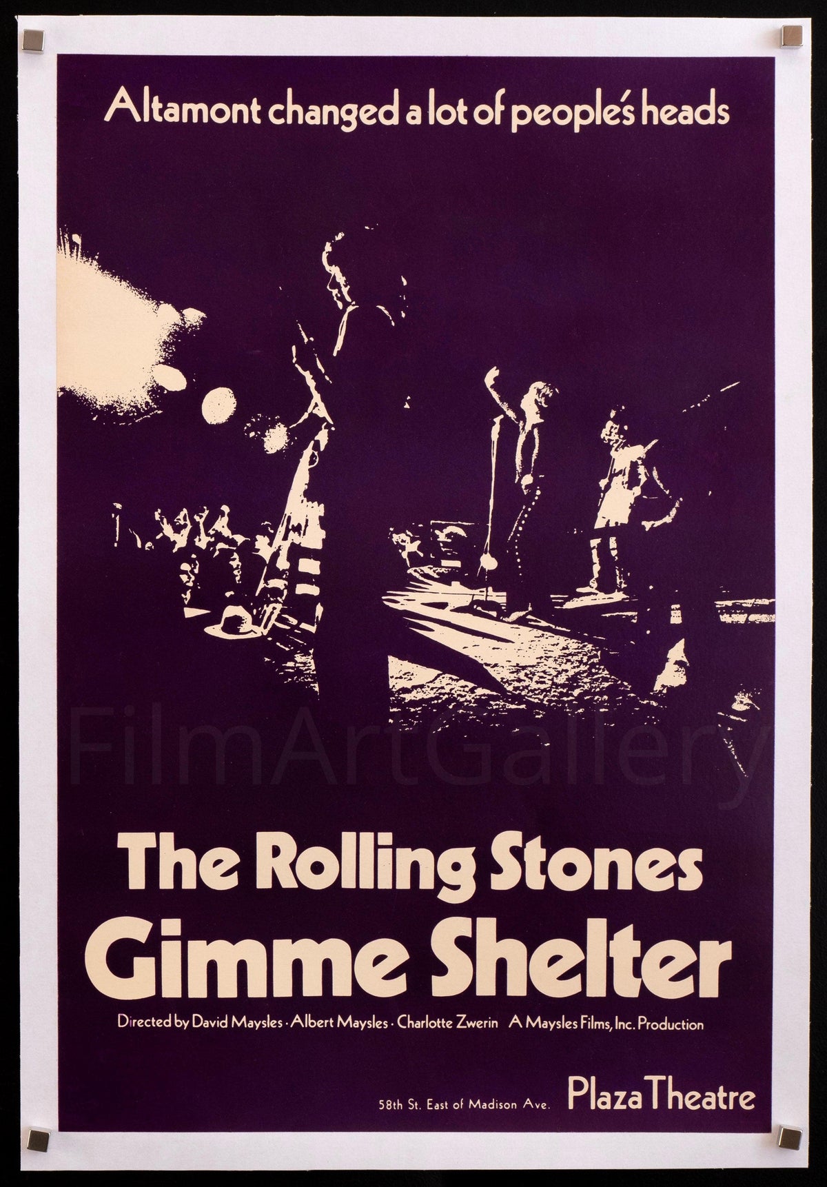 Gimme Shelter 17x26 Original Vintage Movie Poster