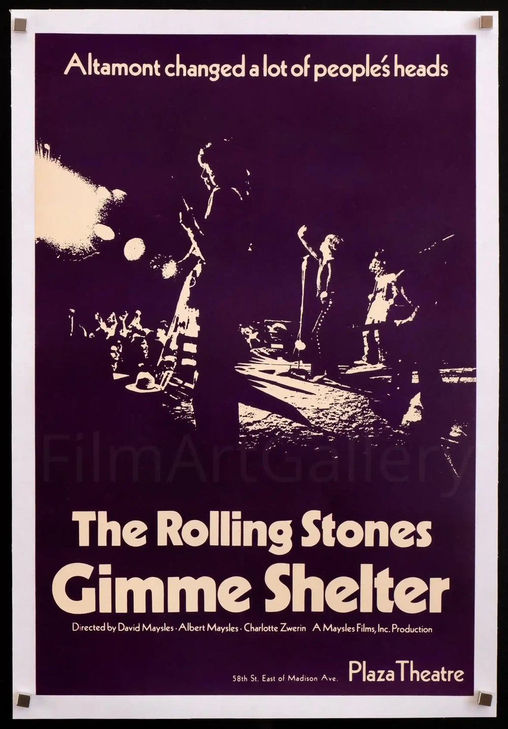 Gimme Shelter Original Vintage Movie Poster