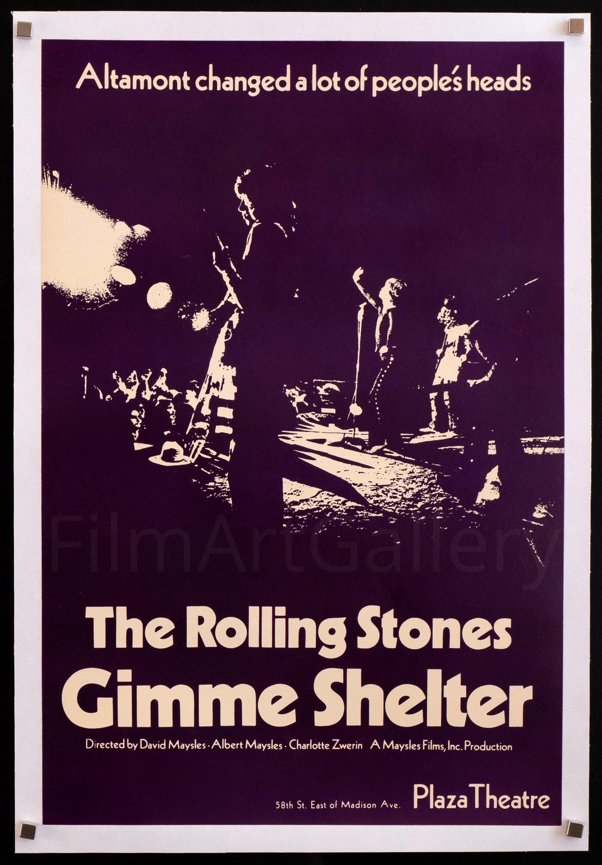 Gimme Shelter Original Vintage Movie Poster