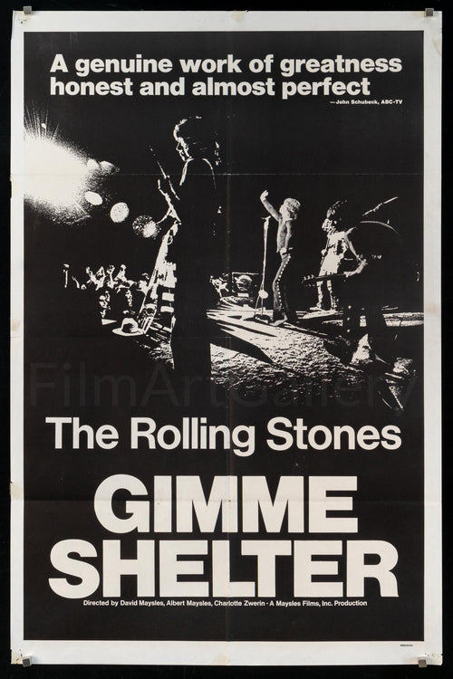 Gimme Shelter Original Vintage Movie Poster