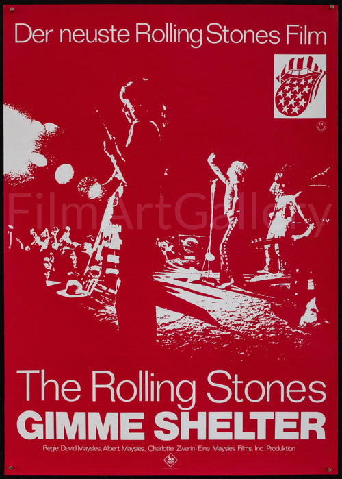 Gimme Shelter Original Vintage Movie Poster