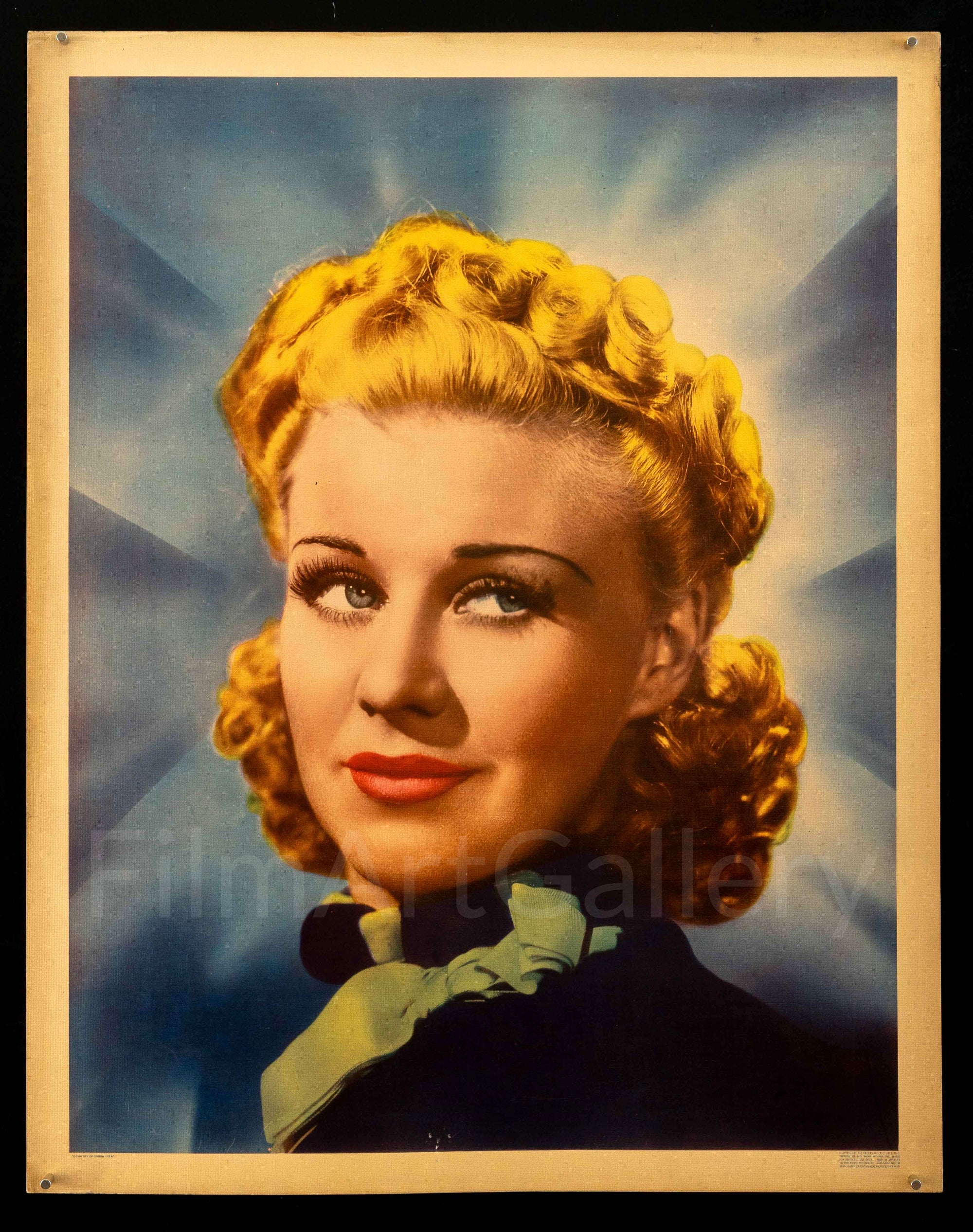 Ginger Rogers Original Vintage Movie Poster