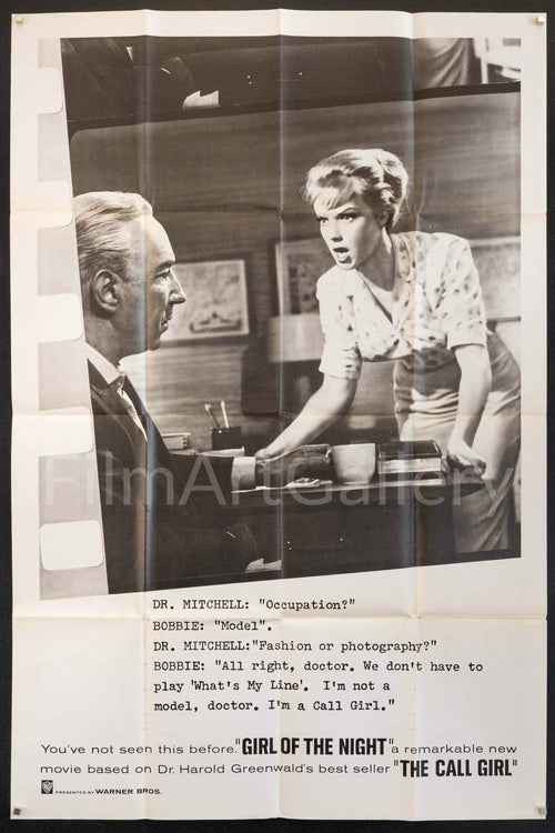 Girl of the Night Original Vintage Movie Poster
