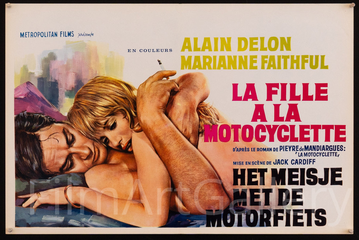 Girl on a Motorcycle (Naked Under Leather) Original Vintage Movie Poster