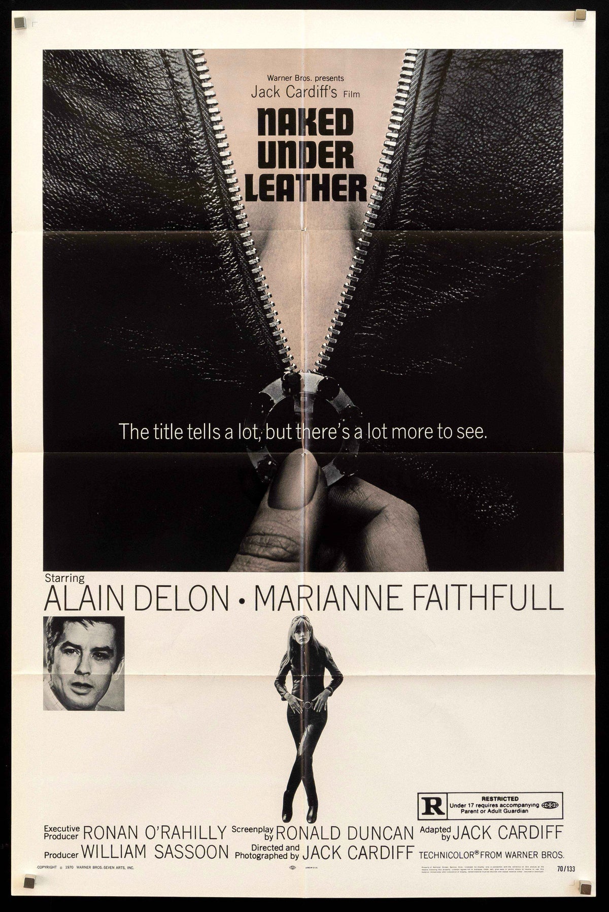 Girl on a Motorcycle (Naked Under Leather) Original Vintage Movie Poster