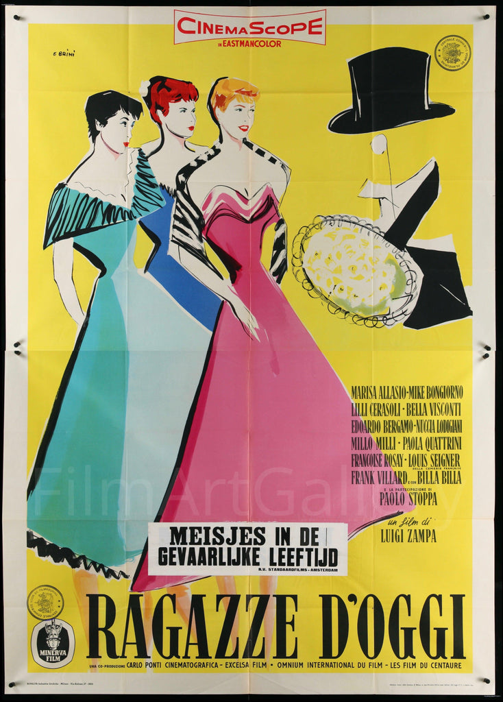 Girls of Today Italian 4 Foglio (55x78) Original Vintage Movie Poster