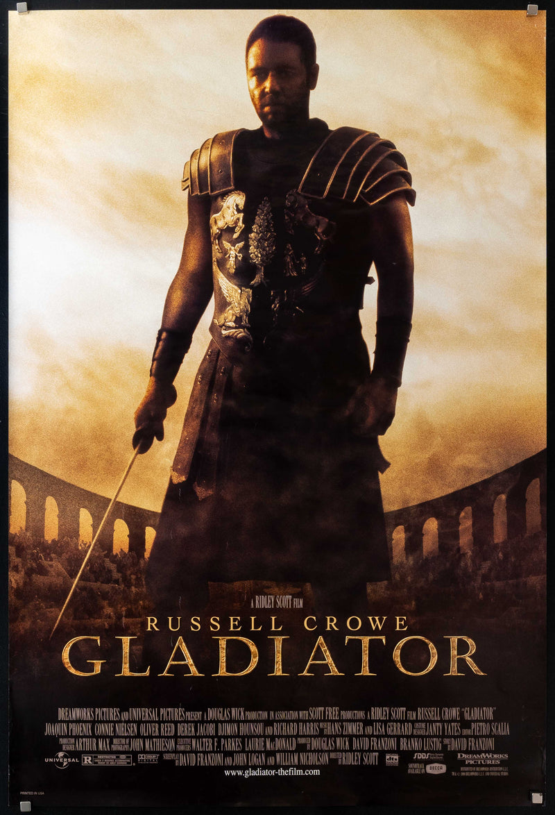 Gladiator 1 Sheet (27x41) Original Vintage Movie Poster