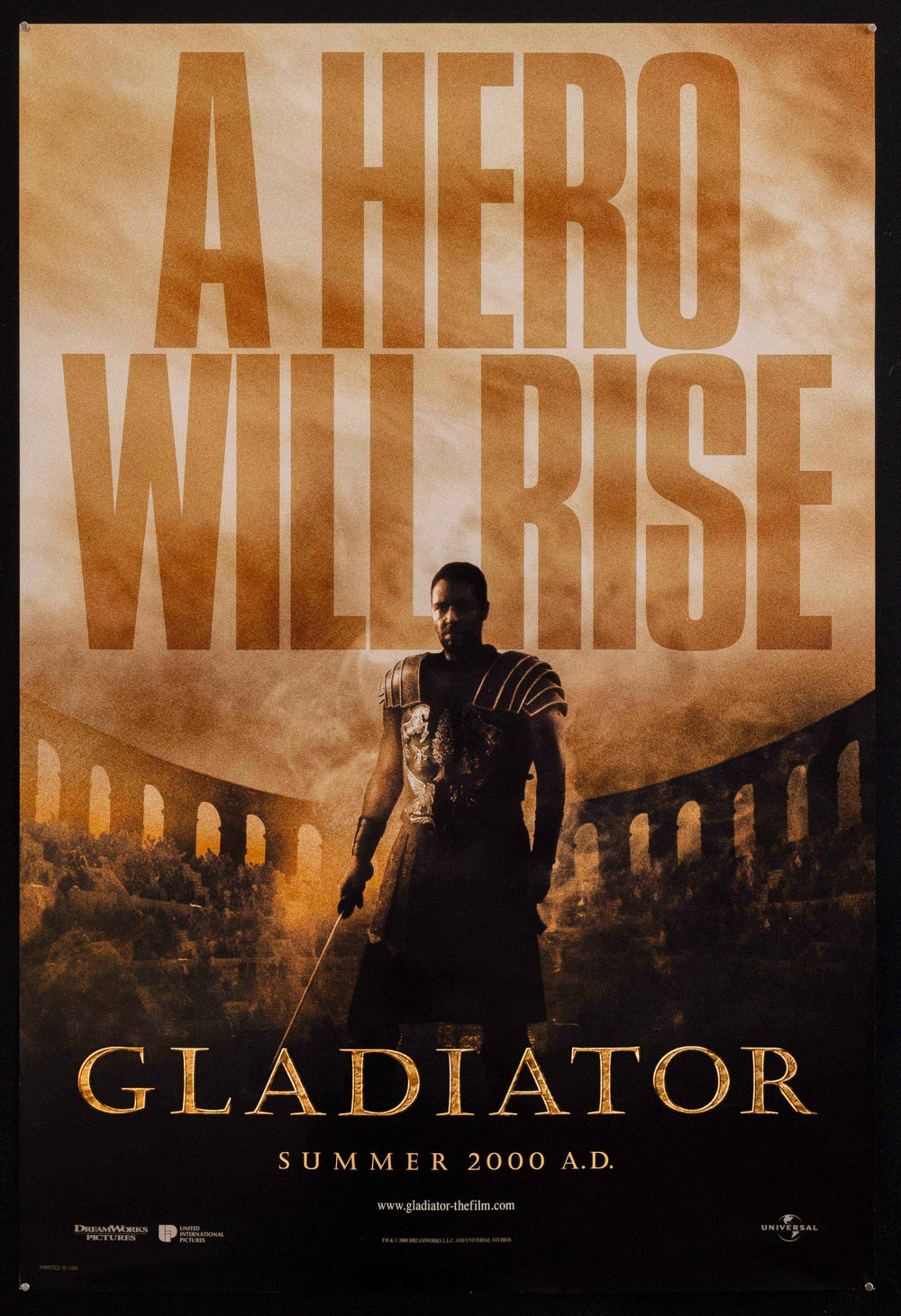 Gladiator Original Vintage Movie Poster