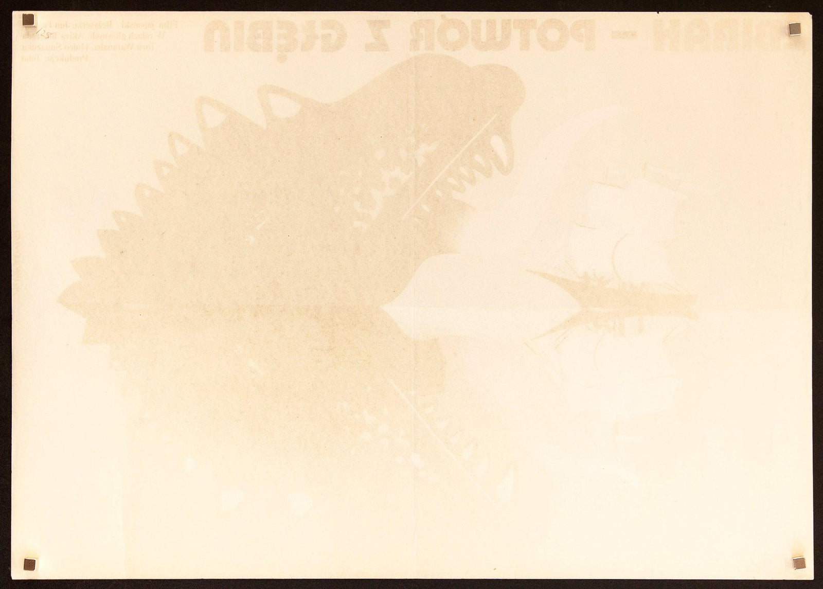 Godzilla vs. the Sea Monster Original Vintage Movie Poster