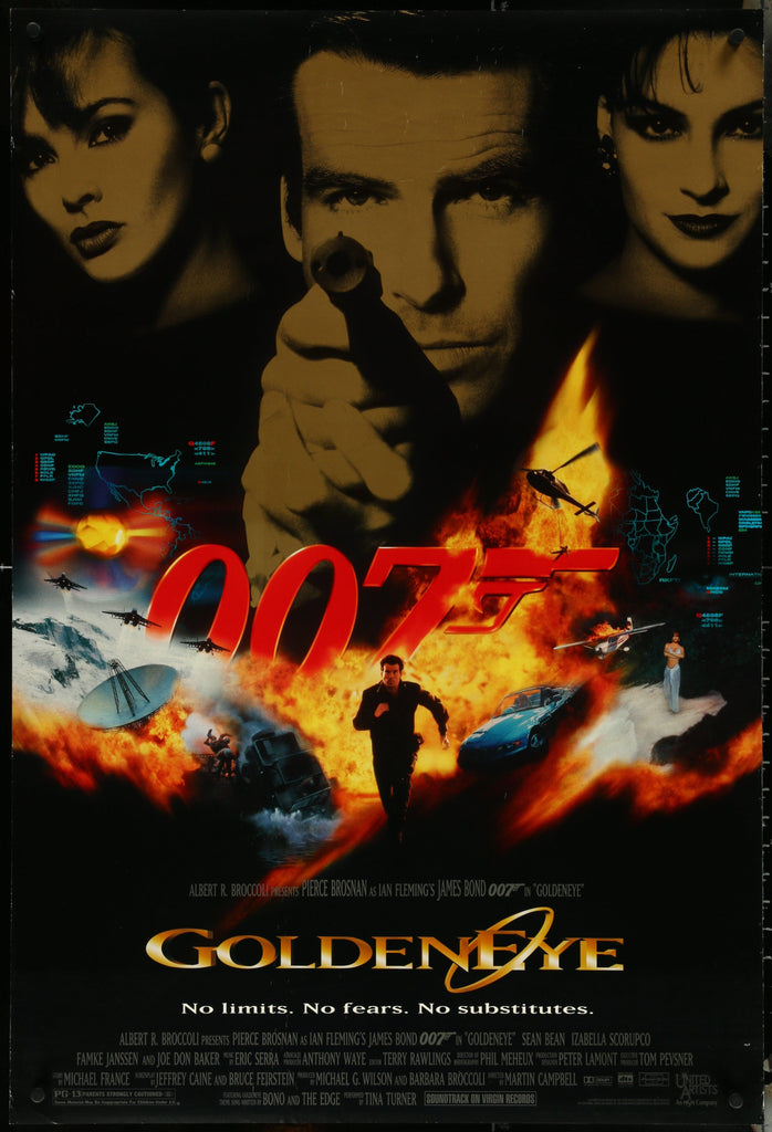 Goldeneye 1 Sheet (27x41) Original Vintage Movie Poster