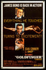 Goldfinger Original Vintage Movie Poster