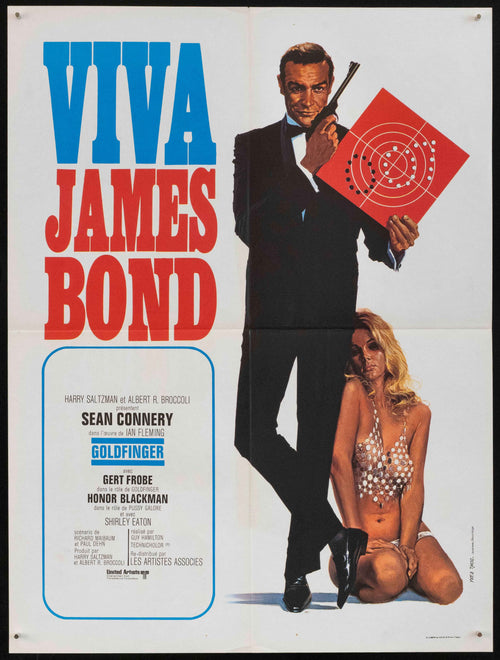 Goldfinger Original Vintage Movie Poster