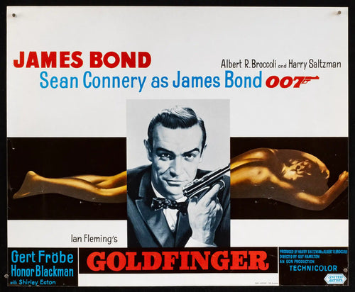 Goldfinger Original Vintage Movie Poster