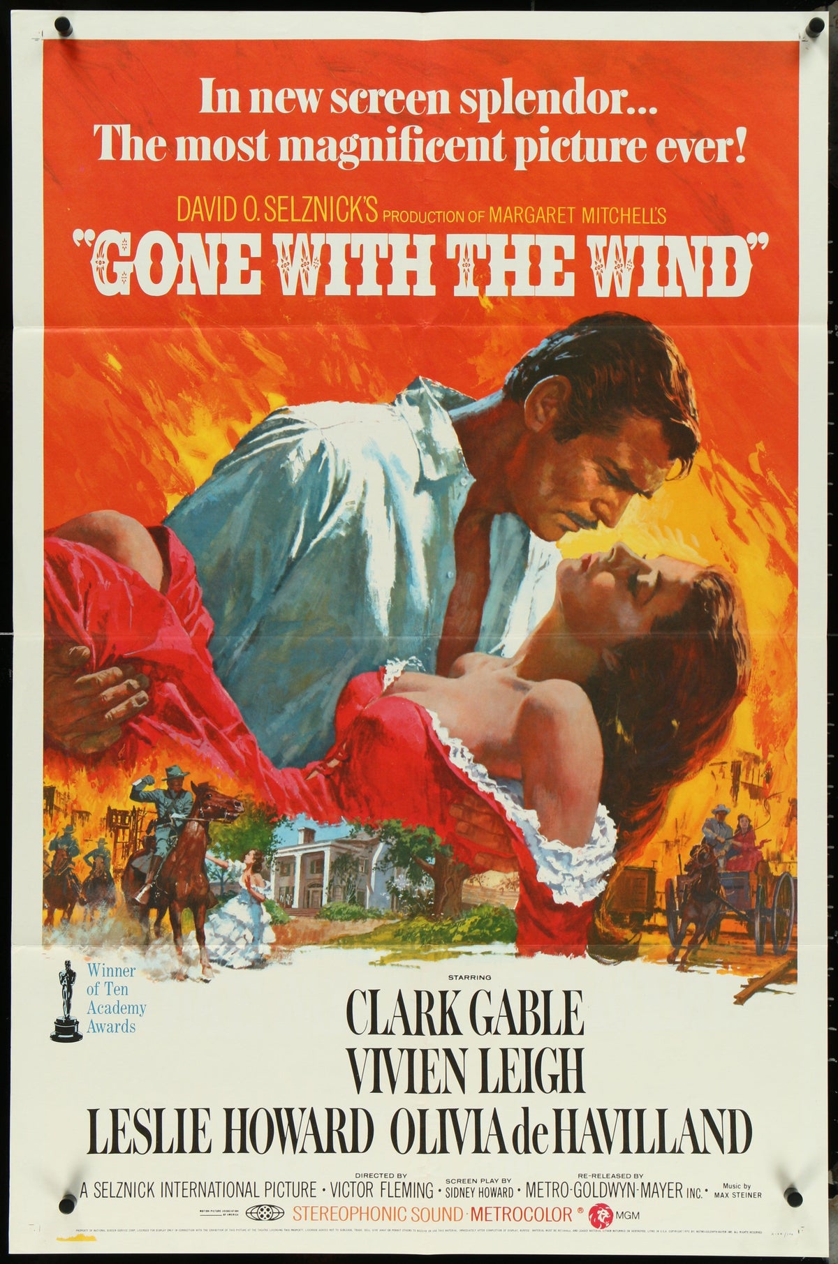 Gone With the Wind Original Vintage Movie Poster
