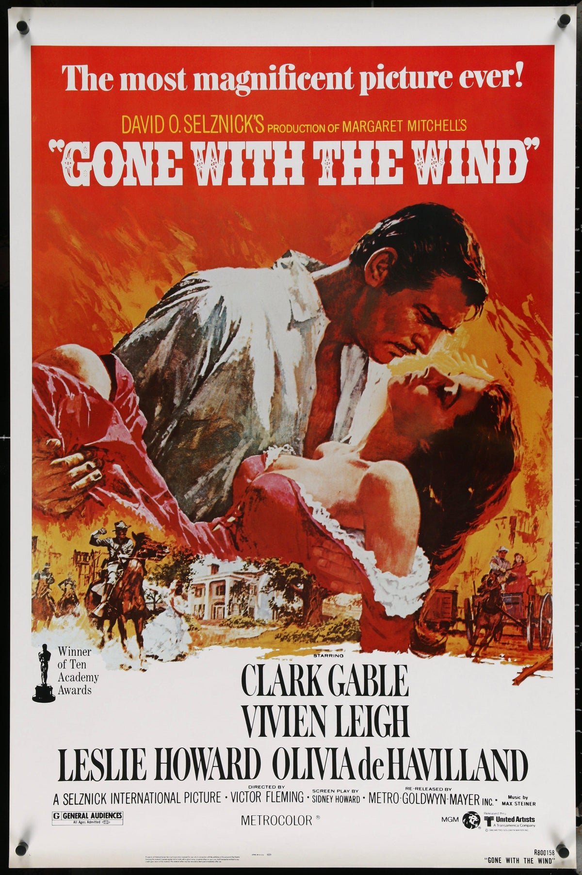 Gone With the Wind Original Vintage Movie Poster