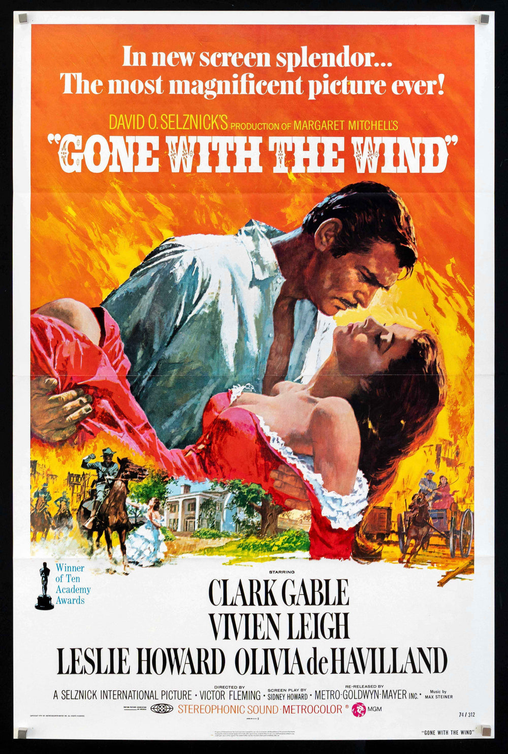Gone With the Wind Original Vintage Movie Poster