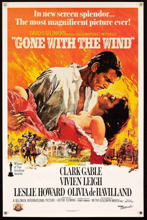 Gone With the Wind Original Vintage Movie Poster