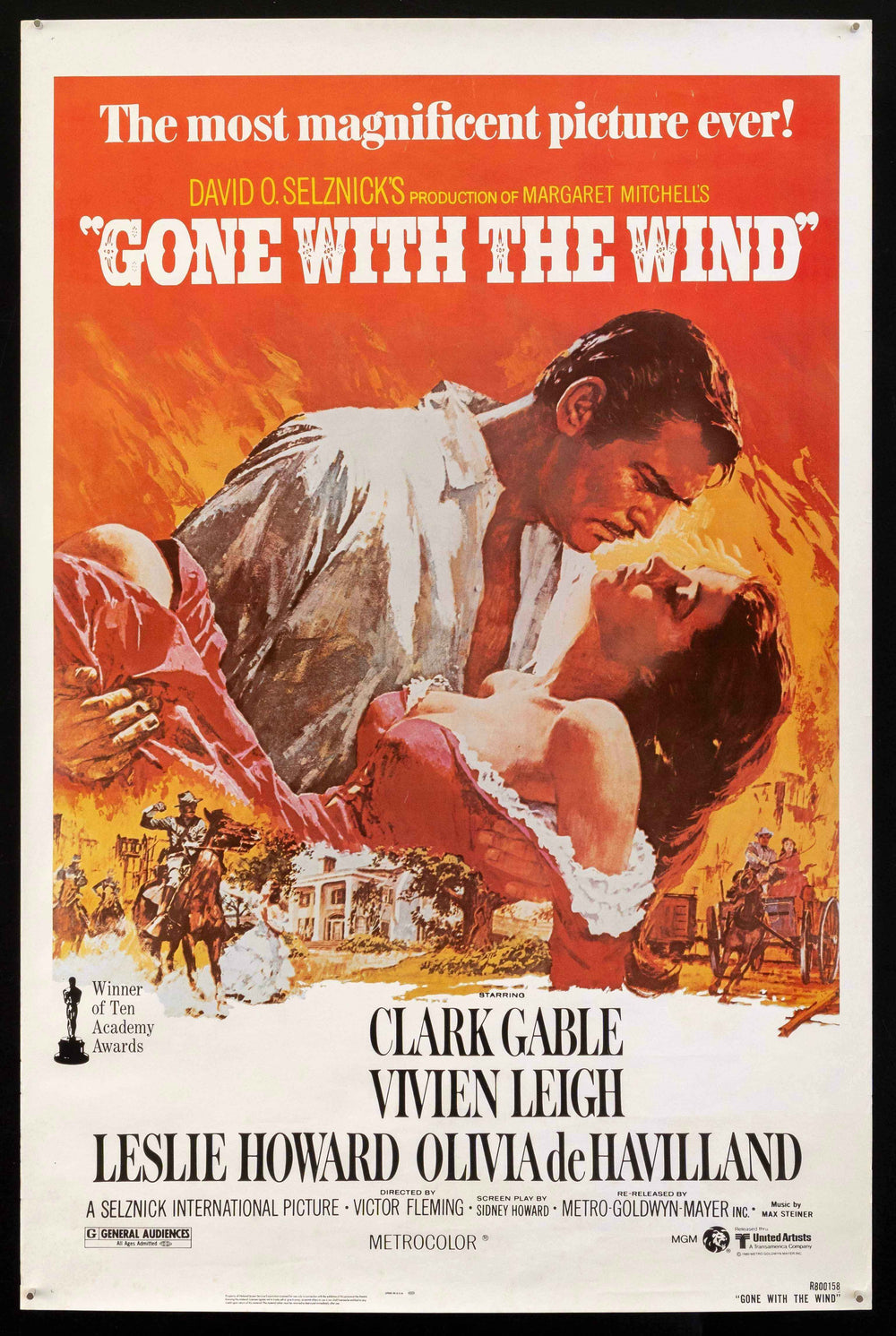 Gone With the Wind Original Vintage Movie Poster