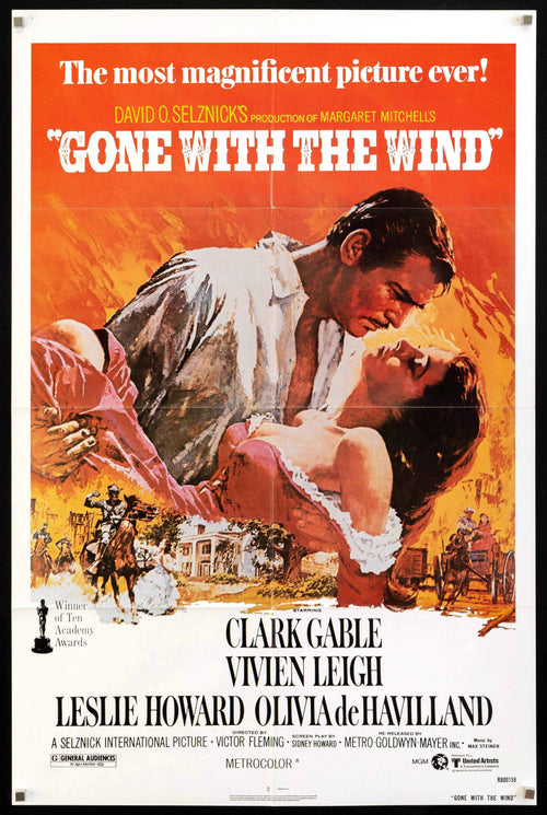 Gone With the Wind Original Vintage Movie Poster